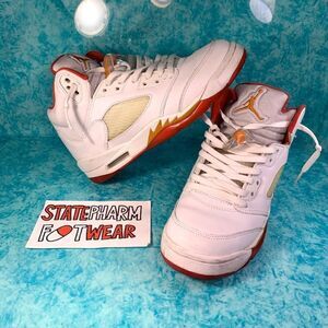 Nike Air Jordan 5 GS 'Fire Red/Sunset